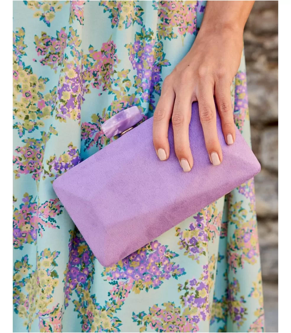 BOLSOS | COMPLEMENTOS>Polin et moi Clutch Piedra Liliama Lila