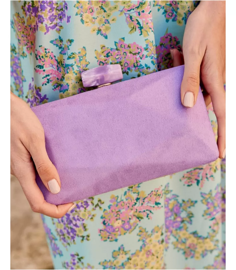 BOLSOS | COMPLEMENTOS>Polin et moi Clutch Piedra Liliama Lila