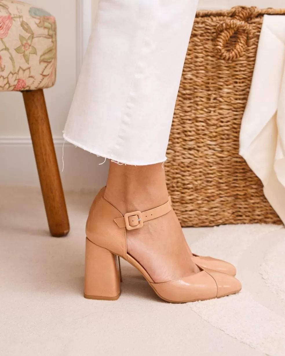 ZAPATOS DE TACÓN>Polin et moi Mary Jane Tacón Funy Piedra