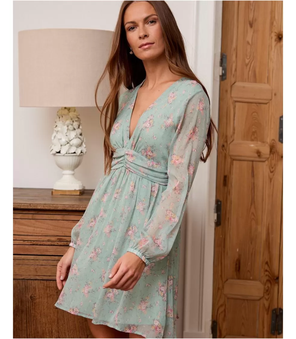 VESTIDOS Y MONOS>Polin et moi Vestido Corto Emmaella Eucalipto