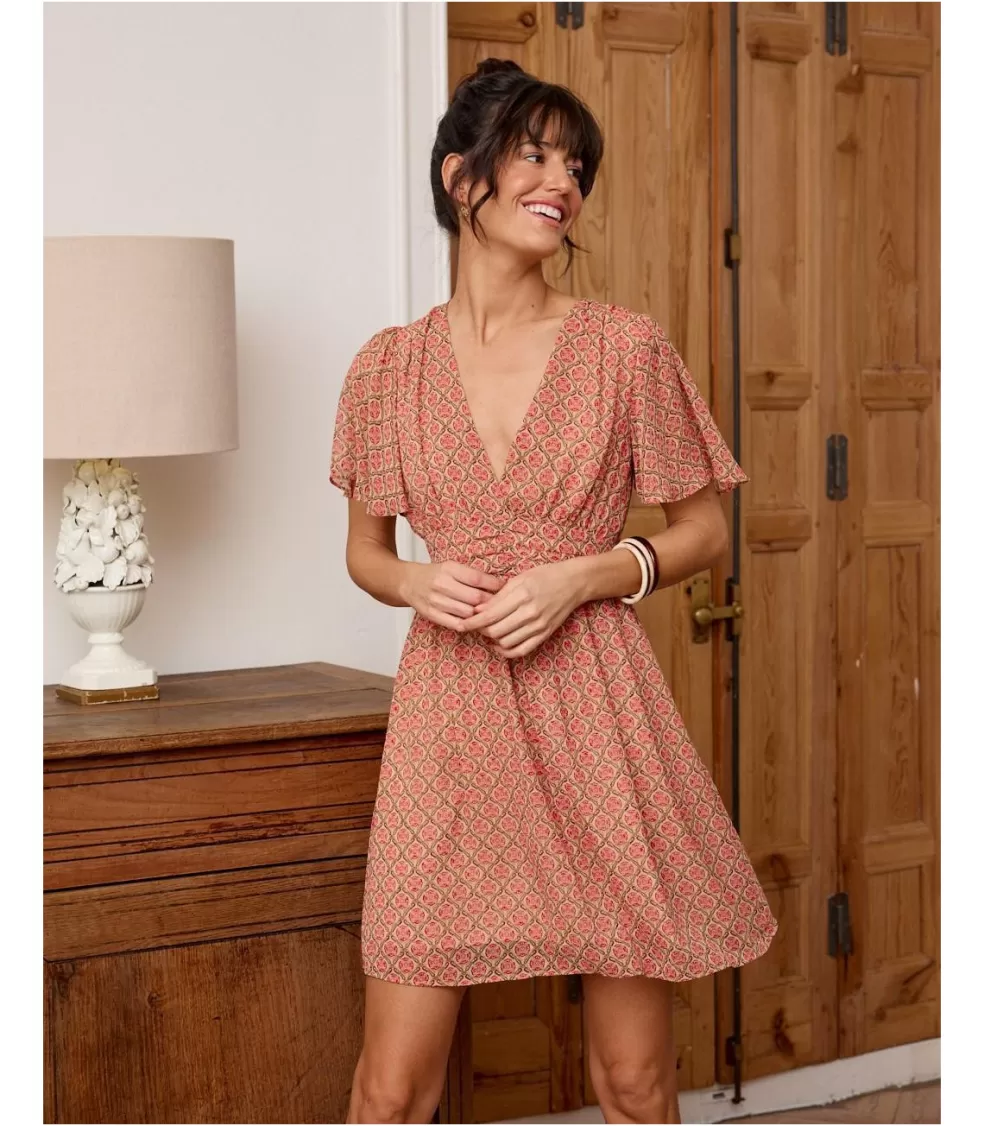 VESTIDOS Y MONOS>Polin et moi Vestido Corto Madeleine camel